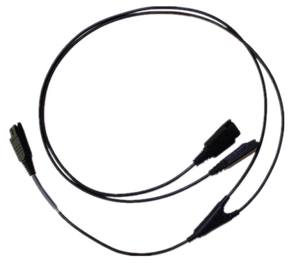 QD와 헤드폰 케이블 부품 4PIN 연결기가 헤드폰 헤드폰 시스템을 위해 수용합니다